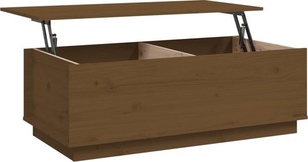 vidaXL Stoliki kawiowe miodowy braz 100x50x35 cm lite drewno sosnowe