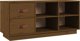 vidaXL Szafka na buty, miodowy braz, 100x34x45 cm, lite drewno sosnowe