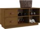 vidaXL Szafka na buty, miodowy braz, 100x34x45 cm, lite drewno sosnowe