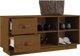 vidaXL Szafka na buty, miodowy braz, 100x34x45 cm, lite drewno sosnowe