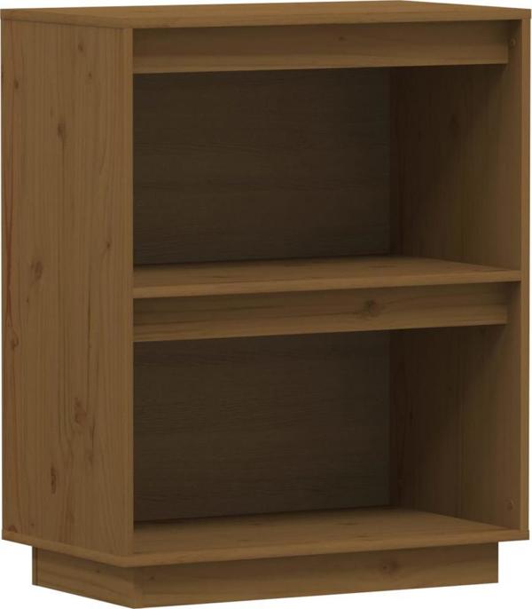 vidaXL Ντουλάπι, μελί καφέ, 60x34x75 εκ., συμπαγές ξύλο πεύκου