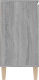 vidaXL Τουαλέτα, Γκρι Δρυς Sonoma, 103,5x35x70 cm