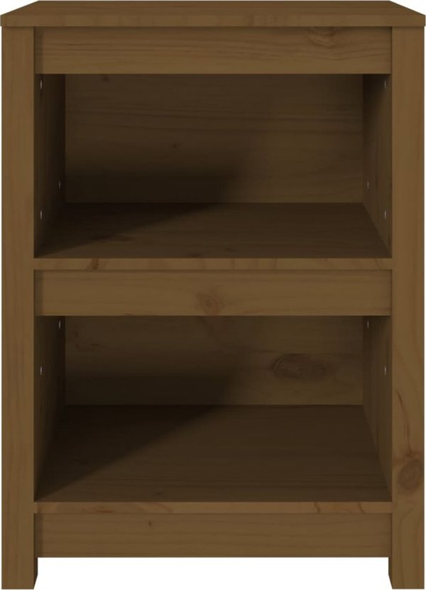 vidaXL Βιβλιοθήκη, μέλι-καφέ, 50x35x68 cm, ξύλο πεύκου