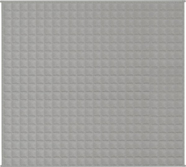 Βαρυτικό πάπλωμα vidaXL γκρι 200x225 cm 13 kg ύφασμα