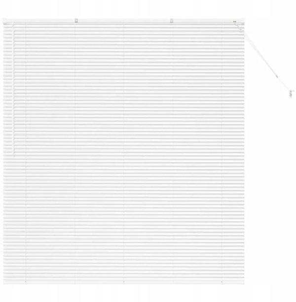 vidaXL Βενετικές Περσίδες Αλουμινίου, Λευκές, 175x160 cm
