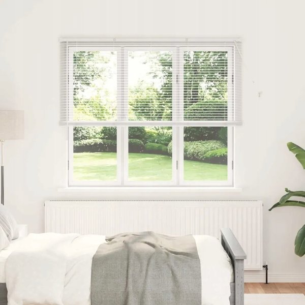 vidaXL Βενετικές Περσίδες Αλουμινίου, Λευκές, 175x160 cm