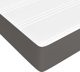 vidaXL Στρώμα με τσέπες, γκρι, 140x200x20 εκ, τεχνητό δέρμα