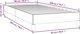 vidaXL Σκελετός κρεβατιού, σκούρο γκρι, 90x200 cm, επενδυμένος με ύφασμα