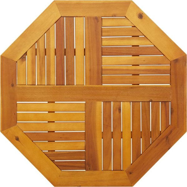 vidaXL Επιφάνεια τραπεζιού, οκταγωνική, 80x80x2,2 cm, μασίφ ξύλο ακακίας