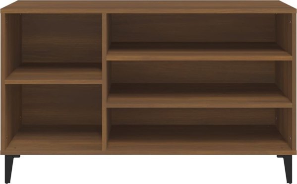 vidaXL Ντουλάπι παπουτσιών σε καφέ βελανιδιά, 102x36x60 cm