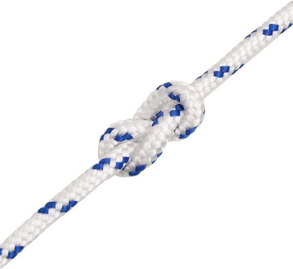 vidaXL Ναυτικό σχοινί λευκό, 4 mm, 250 m, πολυπροπυλένιο