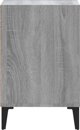 vidaXL Έπιπλο τηλεόρασης, γκρι δρυς Sonoma, 100x35x55 cm