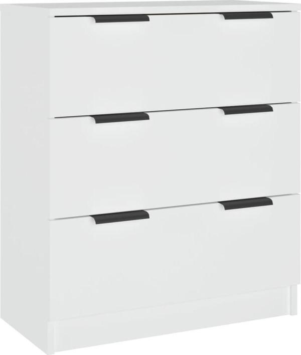 vidaXL Κομότα, λευκή, 60x30x70 εκ., σύνθετο ξύλο