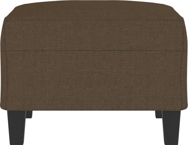 vidaXL Σκαμπό Ποδιών, καφέ, 70x55x41 εκ, ταπετσαρισμένο με ύφασμα
