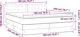vidaXL Κρεβάτι κοντινεντάλ με στρώμα και LED μαύρο οικοδερμα 180x200cm