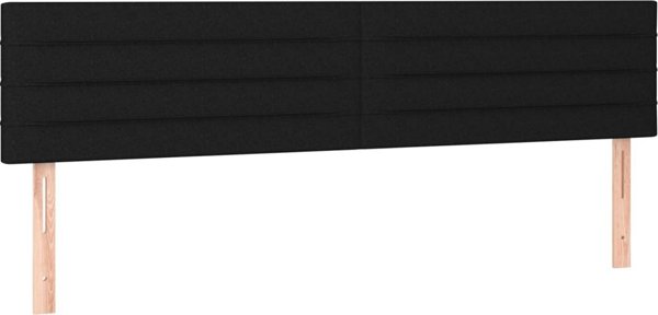 vidaXL Zaglowki do lozka, 2 szt., mavro, 80x5x78/88 cm, tkanina