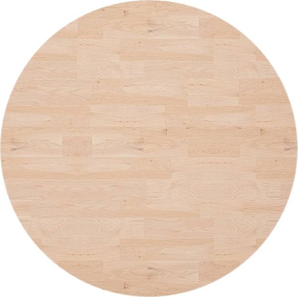 vidaXL Στρογγυλή επιφάνεια τραπεζιού, 90x4 cm, ακατέργαστο δρύινο ξύλο