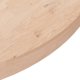 vidaXL Στρογγυλή επιφάνεια τραπεζιού, 90x4 cm, ακατέργαστο δρύινο ξύλο
