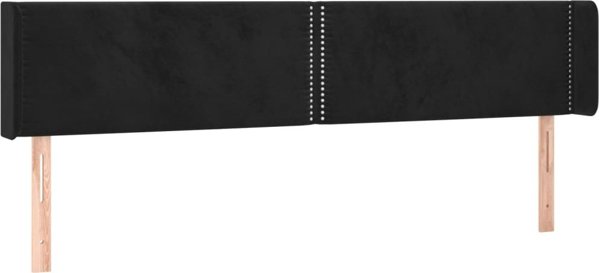 vidaXL Zaglowek uszak, mavro, 163x16x78/88 cm, aksamit