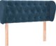 vidaXL Zaglowek uszak, skotinosini, 93x23x78/88 cm, aksamitni