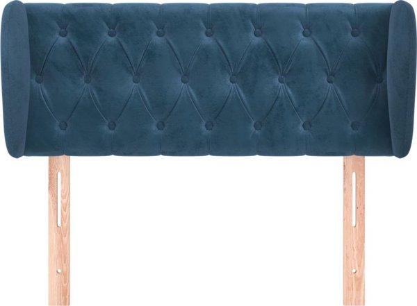 vidaXL Zaglowek uszak, skotinosini, 93x23x78/88 cm, aksamitni