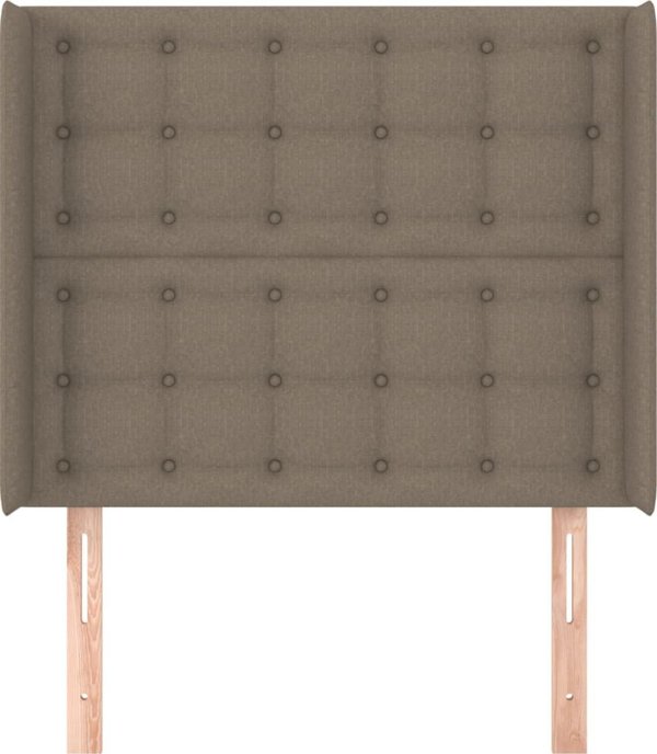 vidaXL Κεφαλάρι uszak, ταουπέ, 103x16x118/128 εκ., ύφασμα