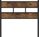 vidaXL Κεφαλάρι Κρεβατιού, Καπνιστή Δρυς, 75 cm