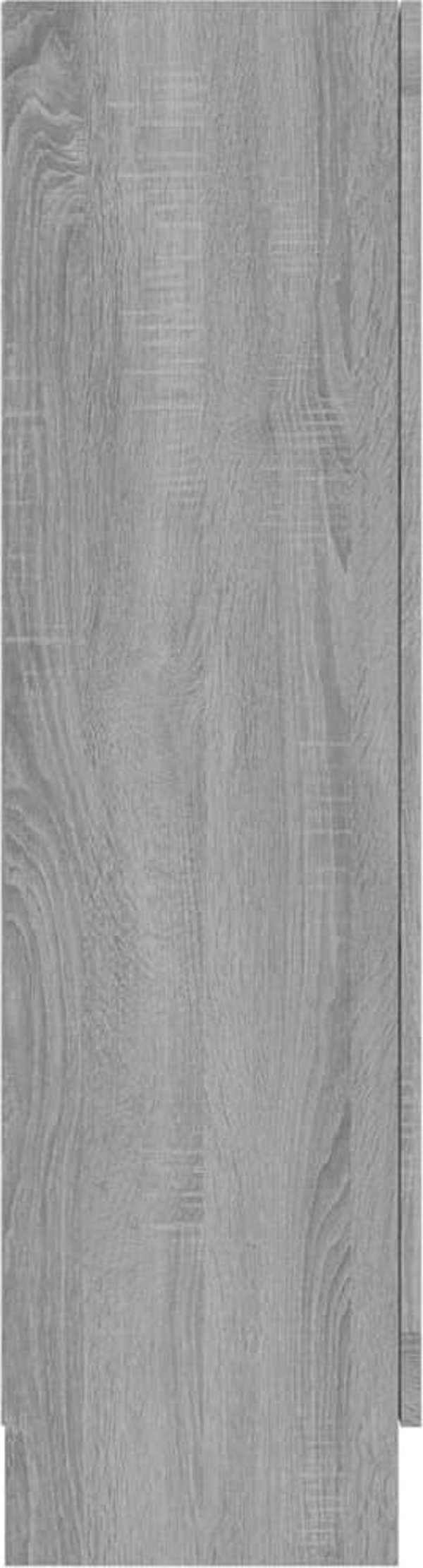 vidaXL Βιτρίνα, Γκρι Δρυς Σονόμα, 82,5 x 30,5 x 115 εκ.