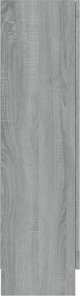 vidaXL Βιτρίνα, Γκρι Δρυς Σονόμα, 82,5 x 30,5 x 115 εκ.