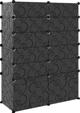 vidaXL vidaXL Stojak na buty, czarny, 94x37x125 cm, PP