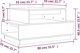 vidaXL Stolik kawowy, czarny, 80x55x40,5 cm, lite drewno sosnowe