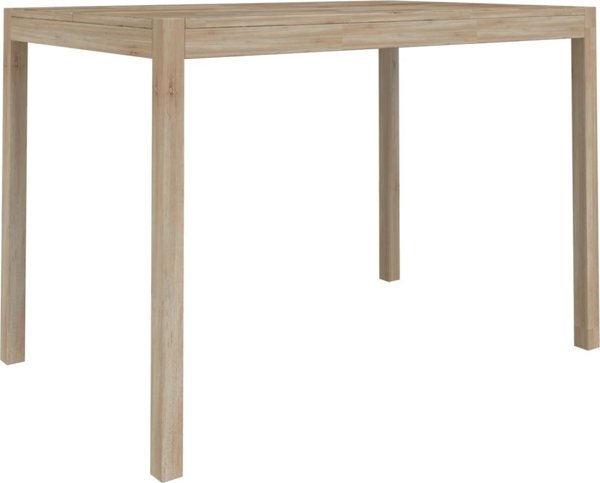 vidaXL Τραπέζι τραπεζαρίας, 110x70x75 cm, μασίφ ξύλο ακακίας