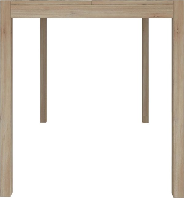 vidaXL Τραπέζι τραπεζαρίας, 110x70x75 cm, μασίφ ξύλο ακακίας