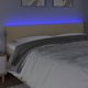 vidaXL Κεφαλάρι κρεβατιού με LED, κρεμ, 160x5x78/88 cm, ύφασμα