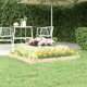 vidaXL Donica, 110x110x27 cm, lite drewno sosnowe