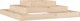vidaXL Donica, 110x110x27 cm, lite drewno sosnowe