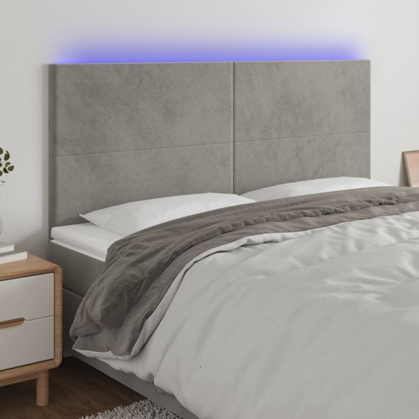 vidaXL Κεφαλάρι Κρεβατιού με LED