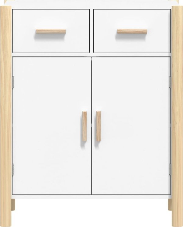 vidaXL Ντουλάπι, λευκό, 62x38x75 εκ, υλικό ξύλου
