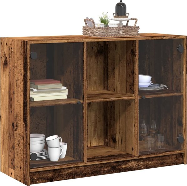 vidaXL Ντουλάπι από παλιό ξύλο, 102x37x75,5 cm, υλικό ξύλου