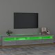 vidaXL Έπιπλο TV με LED φωτισμό, γκρι Sonoma δρυς, 240x35x40 cm