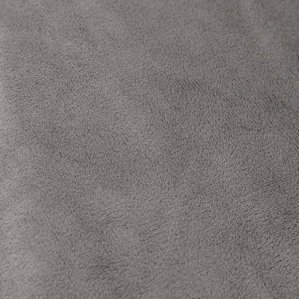 vidaXL Βαριά κουβέρτα με θήκη, γκρι, 155x220 cm, 7 kg, ύφασμα