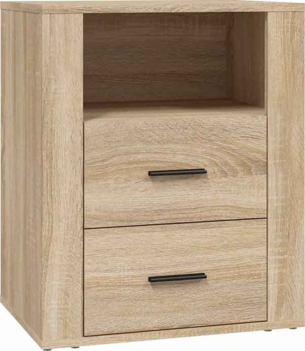 Szafka nocna vidaXL, dab sonoma, 50x36x60 cm, material drewnopochodny
