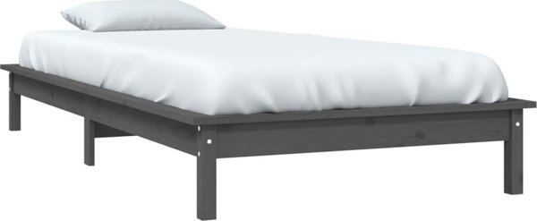vidaXL Rama κρεβατιού, 90x190 εκ., από μασίφ πεύκο, μονό 3FT