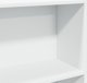 vidaXL Rafak, leuko, 80x24x109 cm, yliko drosopoihmenos xylon