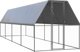 vidaXL Εξωτερικό κλουβί για κοτόπουλα, 2x8x2 m, γαλβανισμένος χάλυβας