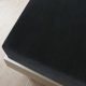 vidaXL Σετ σεντονιών, 2 τεμ., μαύρα, 90x200 cm, βαμβακερό jersey