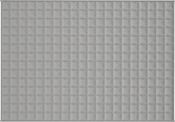 vidaXL Κουβέρτα βάρους, γκρι, 138x200 εκ, 6 κιλά, ύφασμα