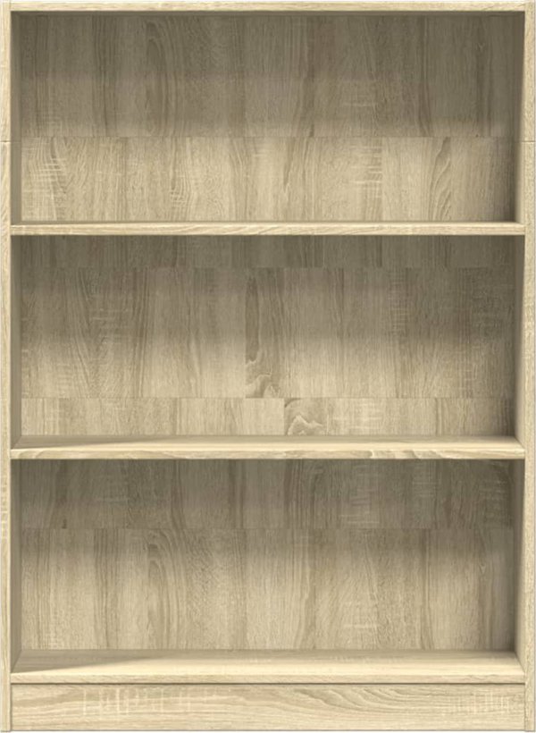 vidaXL Ράφι, δρυς Sonoma, 80x24x109 εκ., ξυλοπηγή υλικό