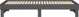 vidaXL Κρεβάτι επεκτεινόμενο, γκρι, 2x(80x200) εκ., φυσικό ξύλο πεύκου