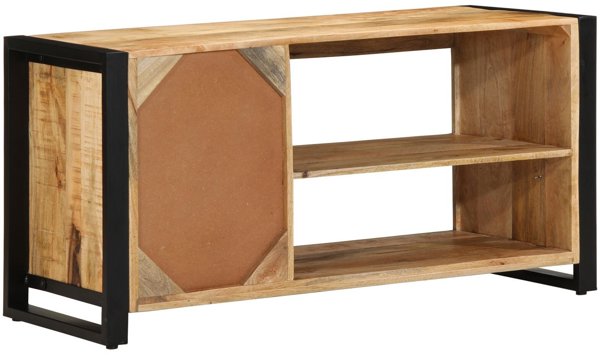 vidaXL Παγκάκι Παπουτσοθήκη από Μασίφ Ξύλο, 100x40x50 εκ.